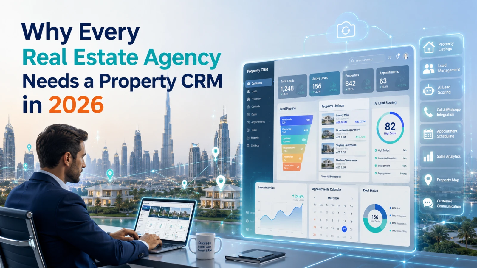 Real estate agency need property crm