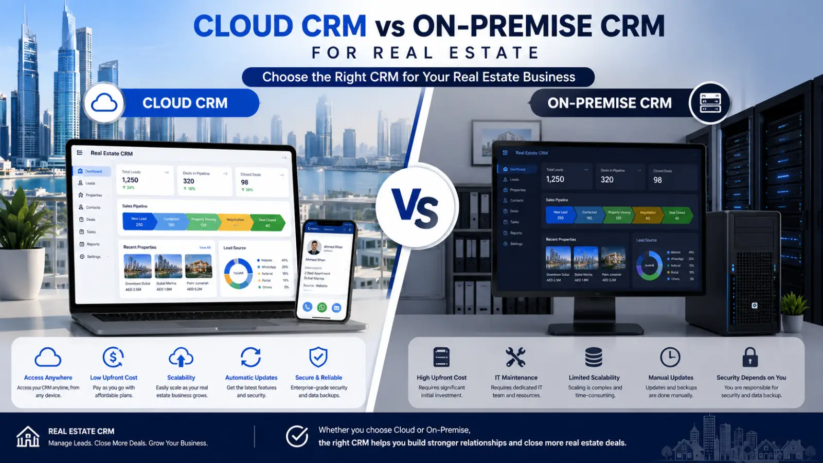 cloud crm vs on-premise crm