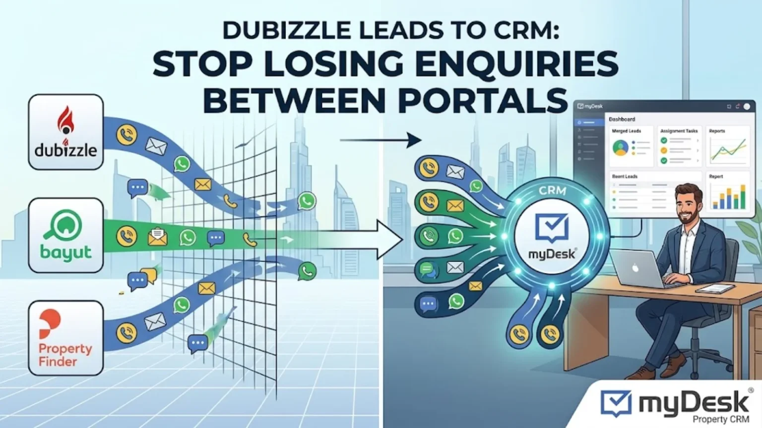 Dubizzle leads to CRM